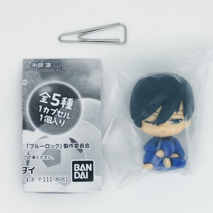 Blue Lock Anime Nemurasetai Figure Waking Up Version Bandai Gashapon Toys Rin Itoshi