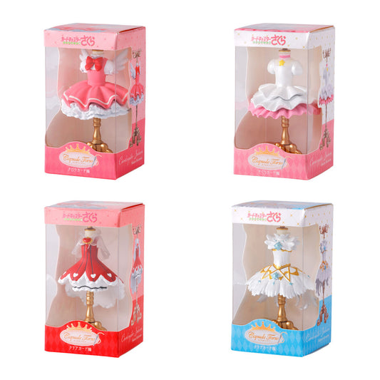 Capsule Torso Cardcaptor Sakura Miniature & Package Collection Bandai Gashapon Toys (set of 4)