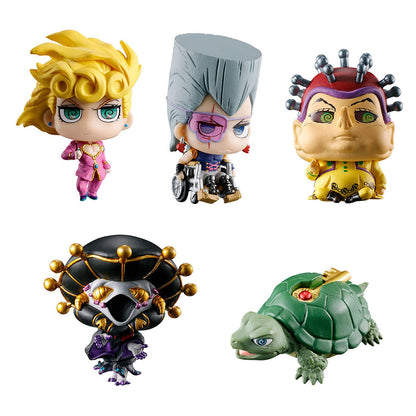 JoJo's Bizarre Adventure Capsule Figure Collection Gold Wind Bandai Gashapon Toys (set of 5)