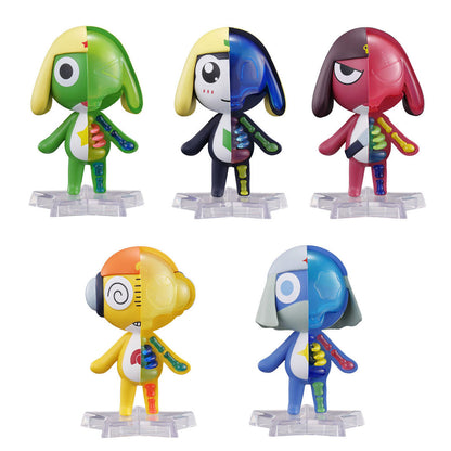 Sergeant Keroro Scharaton Capsule Figure Bandai Gashapon Toys Sergeant Keroro Private Tamama Corporal Giroro Sergeant Major Kururu Lance Corporal Dororo
