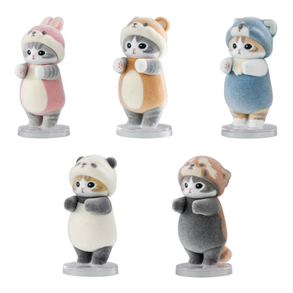 Mofusand Narabundesu Flocked Figure Vol 2 Bandai Gashapon Toys set of 5
