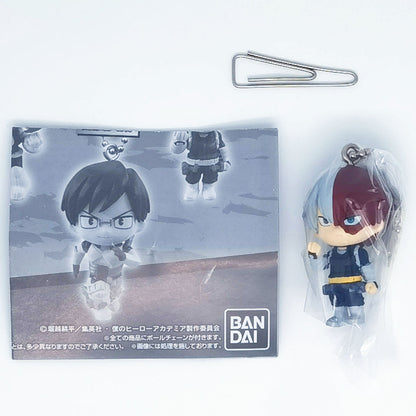 My Hero Academia Swing Keychain Figure Bandai Gashapon Toys Shoto Todoroki