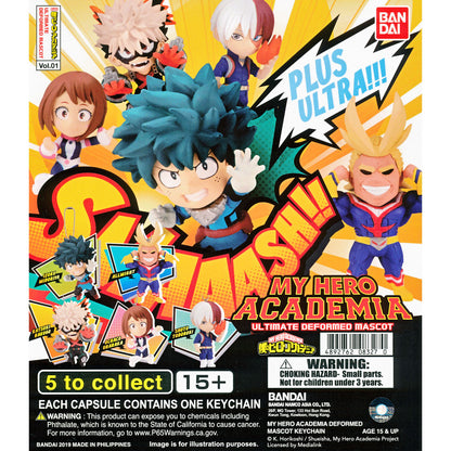 My Hero Academia Ultimate Deformed Mascot Figure Bandai Gashapon Toys