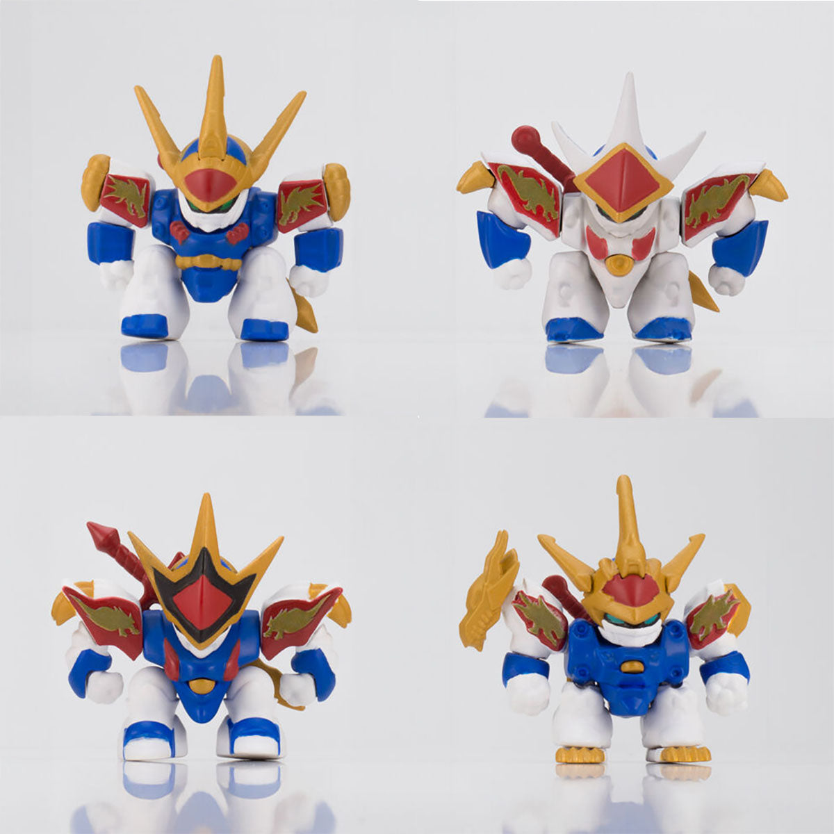Wataru series Historic Ryujinmaru Narabundesu Figure Bandai Gashapon Toys (set of 4)