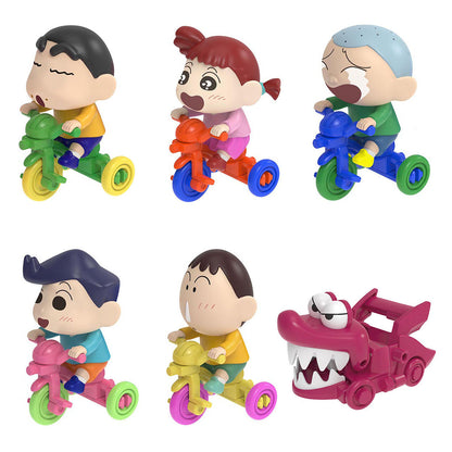 Crayon Shin-chan Custom Vehicle Vol 2 Kasukabe Defence Force Series Bandai Gashapon Toys (set of 6)