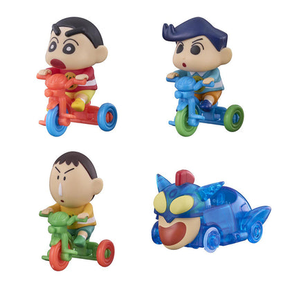 Crayon Shin Chan Custom Vehicle Vol 3 Action Kamen Play Series Bandai Gashapon Toys (set of 4)