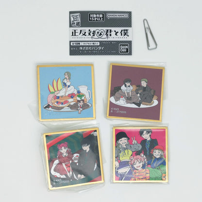 You and I Are Polar Opposites Mini Gasha Art Board Bandai Gashapon Toys (set of 10)