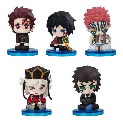 Demon Slayer Kimetsu no Yaiba Movie Infinity Castle Arc Vol 2 Suwarasetai Figure Bandai Gashapon Toys (set of 5)