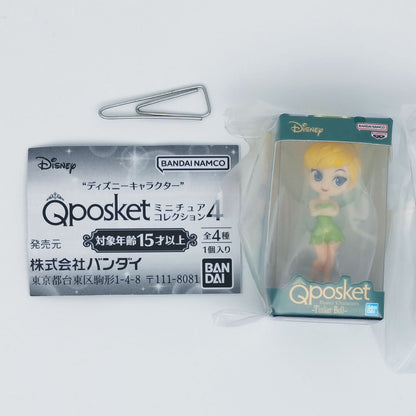 Disney Q Posket Figure Miniature Collection Vol 4 Bandai Gashapon Toys Tinker Bell