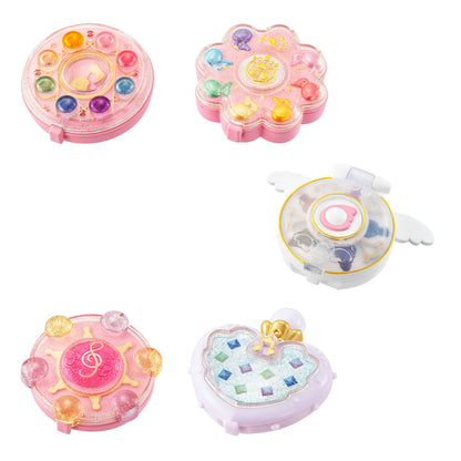 Magical DoReMi Compact Mirror Vol 2 Bandai Gashapon Toys Apprentice Tap Rhythm Tap Parara Tap Cologne Tap Pyuarin Hana-Chan Compact