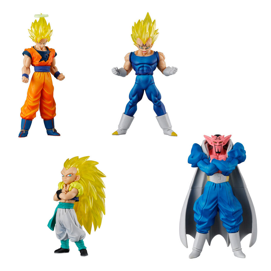 Dragon Ball HG Real Figure Vol 4 Majin Buu SAGA Bandai Gashapon Toys (set of 4)