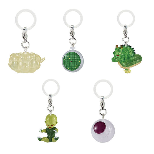 Dragon Ball DBZ Super Mejirushi Accessory Vol 1 Bandai Gashapon Toys Flying Nimbus Dragon Radar Shenron Saiyan Space Pod Saibaman