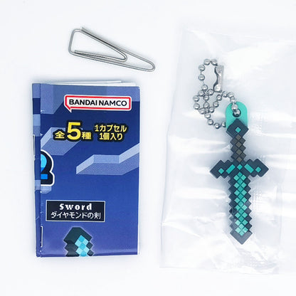 Minecraft Swing Mascot Figure Vol 2 Bandai Gashapon Toys Sword