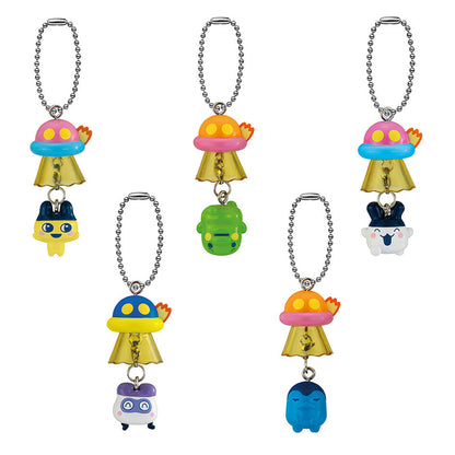 Tamagotchi UFO Swing Figure Bandai Gashapon Toys Mametchi Kuchipatchi Mimitchi Maskutchi Ginjirotchi