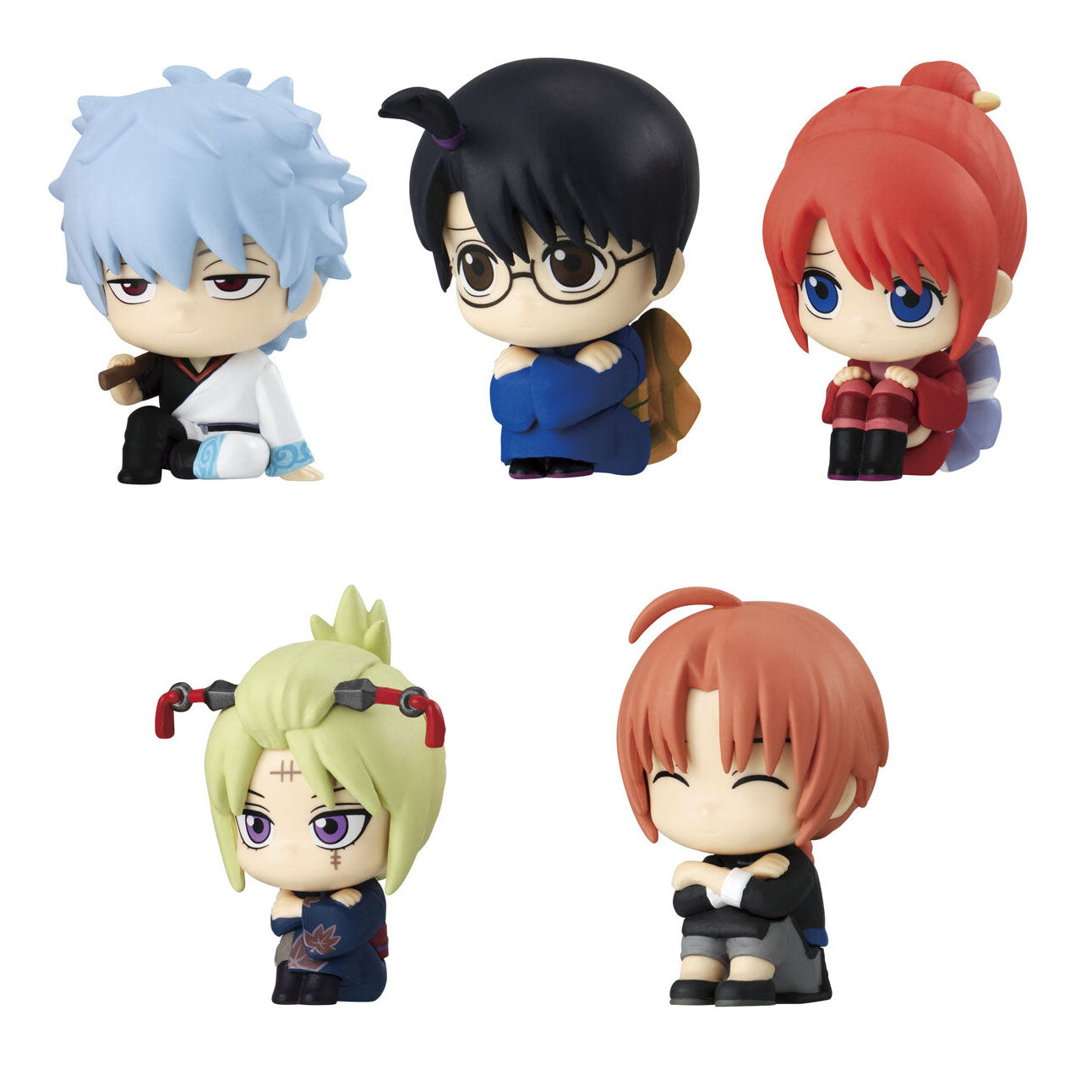 Gintama The Movie Yoshiwara in Flames Machiboke Figure Bandai Gashapon Toys