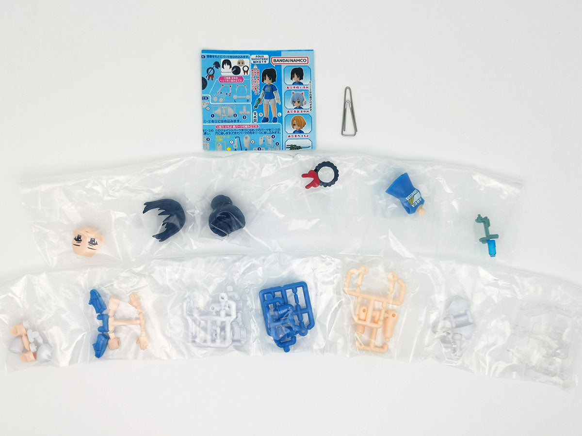 Aqua Shooters Girls Figure Vol 12 Bandai Model Kit Gashapon Toys (set of 5)
