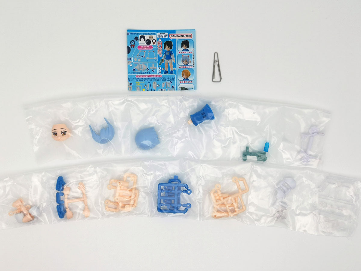 Aqua Shooters Girls Figure Vol 12 Bandai Model Kit Gashapon Toys (set of 5)