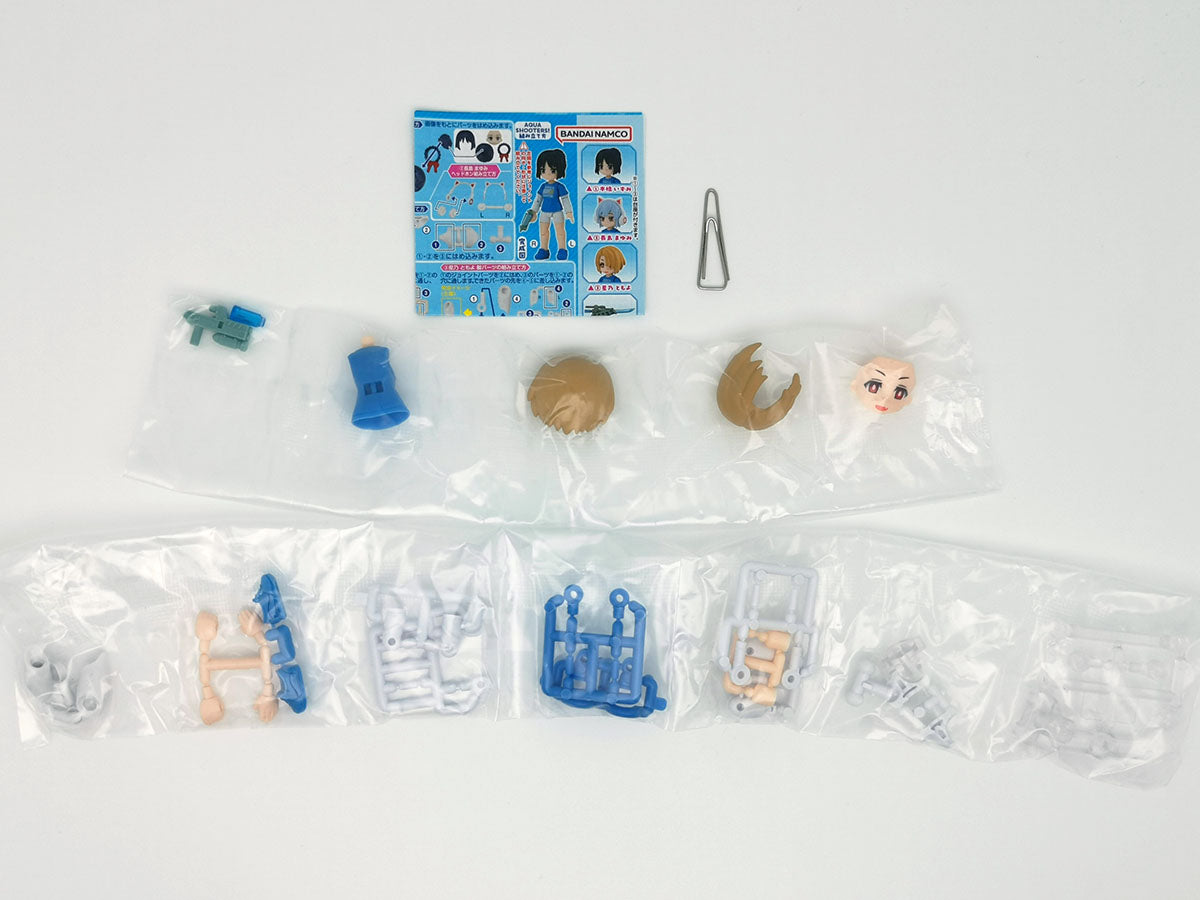 Aqua Shooters Girls Figure Vol 12 Bandai Model Kit Gashapon Toys (set of 5)