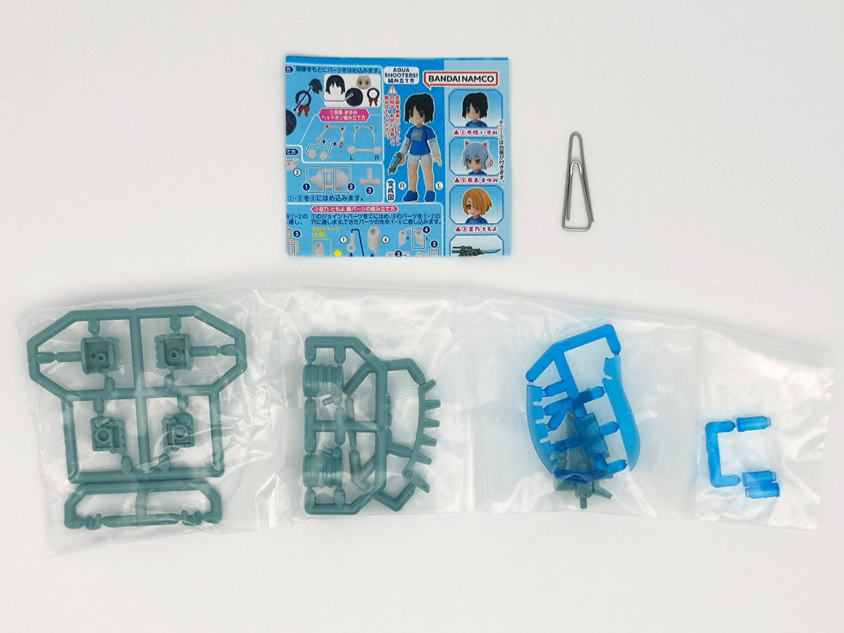 Aqua Shooters Girls Figure Vol 12 Bandai Model Kit Gashapon Toys (set of 5)