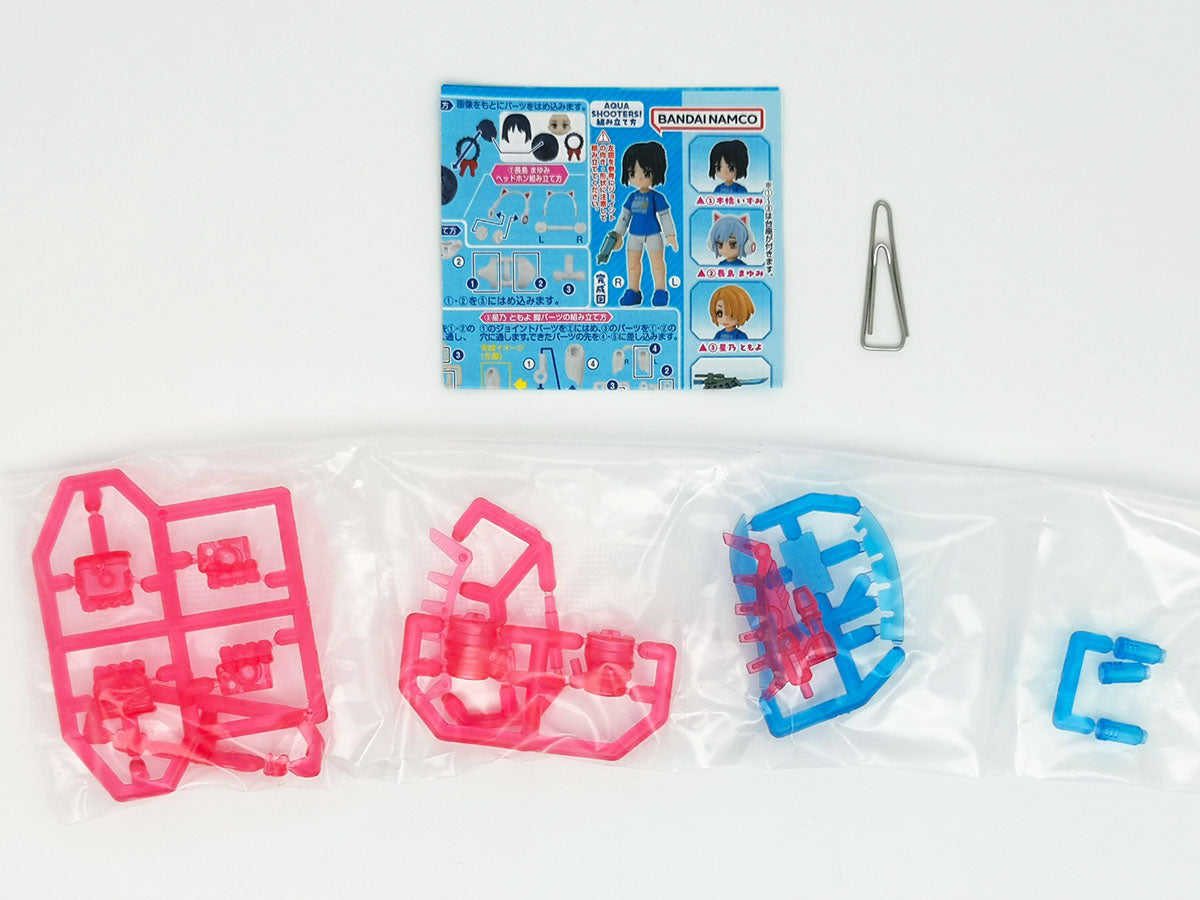 Aqua Shooters Girls Figure Vol 12 Bandai Model Kit Gashapon Toys (set of 5)