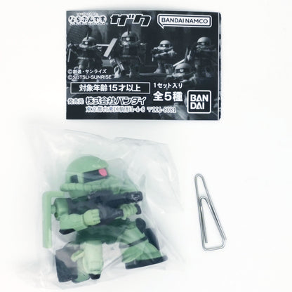 Mobile Suit Gundam Zaku Narabundesu Figure Bandai Gashapon Toys (set of 5)