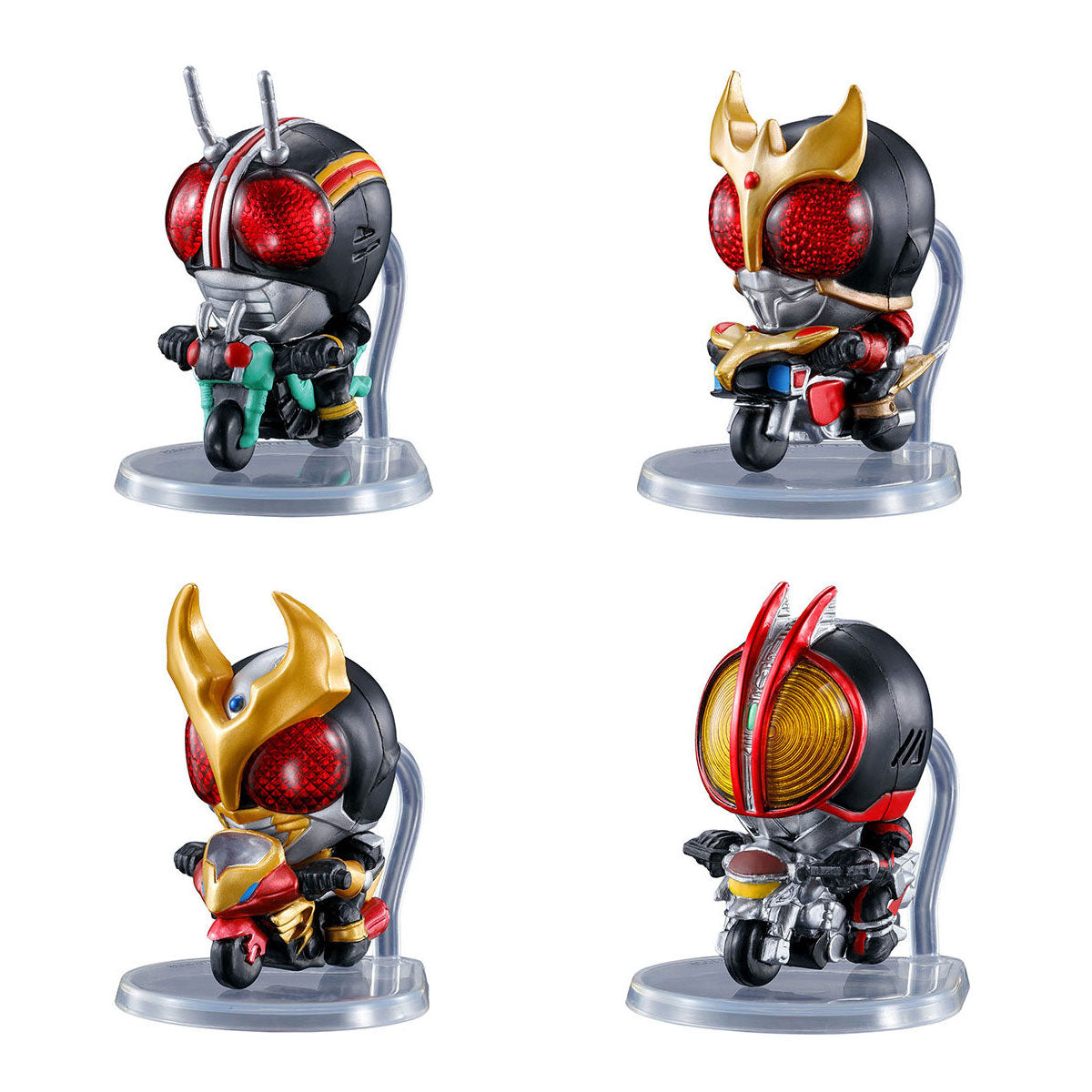 ACTION Ride Kamen Rider Figure Vol 2 Actionride Bandai Gashapon Toys set of 4