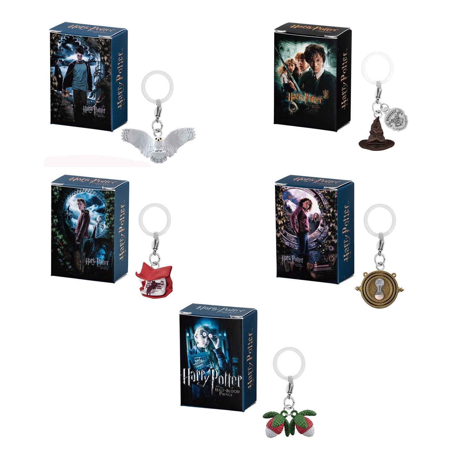 Harry Potter Mejirushi Accessory +3 Capsule Toys Bandai Gashapon (set of 5)