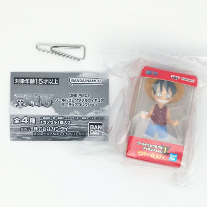 One Piece Luffy World Collectable Figure Miniature Collection Bandai Gashapon Toys (set of 4)