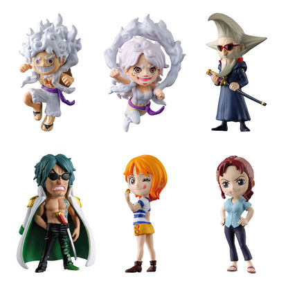 One Piece Onepi no Mi The 24th Naval Battle Figure Bandai Gashapon Toys Monkey D. Luffy Jewelry Bonney Figarland Garling Saint Aramaki Nami Bellemere