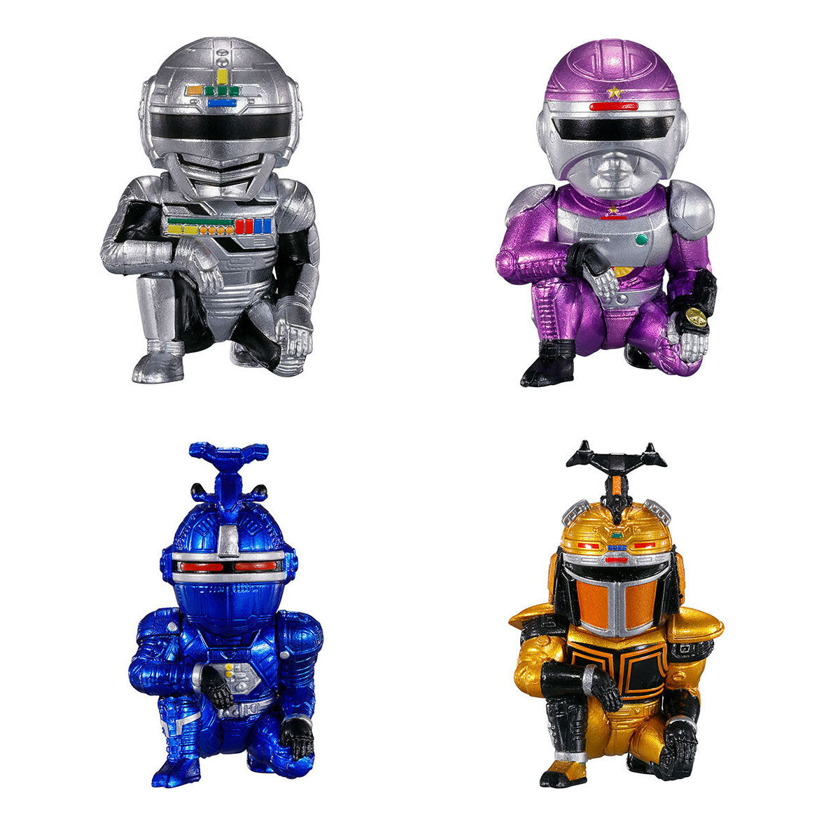 Metal Hero Machiboke Figure Bandai Gashapon Toys
