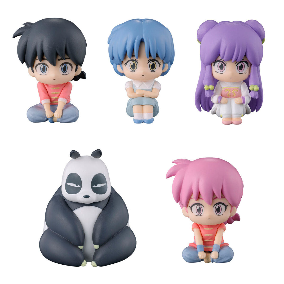 Ranma 1/2 TV Anime Machiboke Milky Color Figure Bandai Gashapon Toys