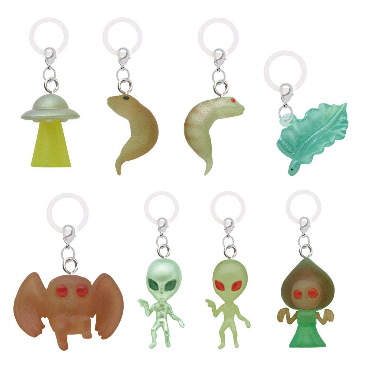 Glows in the dark UMA Mejirushi Accessory Bandai Gashapon Toys