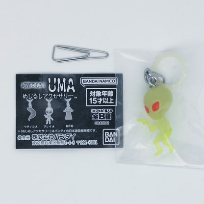 Glows in the dark UMA Mejirushi Accessory Bandai Gashapon Toys Gray