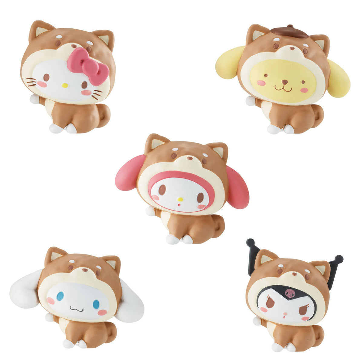 Sanrio Characters Doggy March Figure Bandai Gashapon Toys