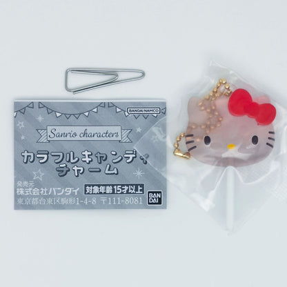 Sanrio Characters Colorful Lollipop Charms Bandai Gashapon Toys Hello Kitty