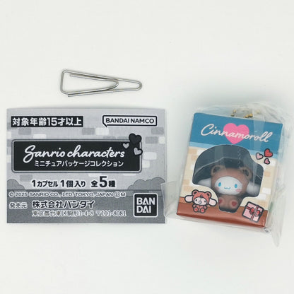 Sanrio Characters Miniature Package Collection Bandai Gashapon Toys (set of 5)