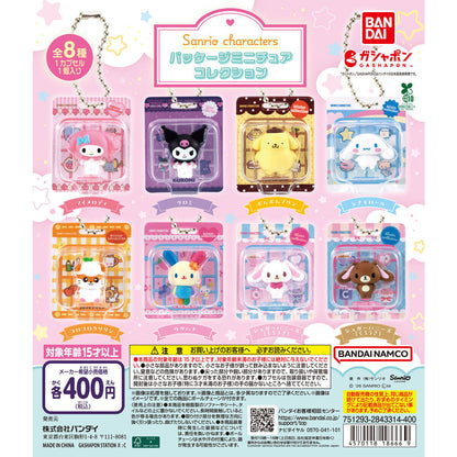 Sanrio Characters Package Miniature Collection Bandai Gashapon Toys