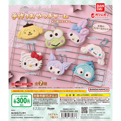 Sanrio Characters Spritz Cookies Handmade Snack Charm Bandai Gashapon Toys