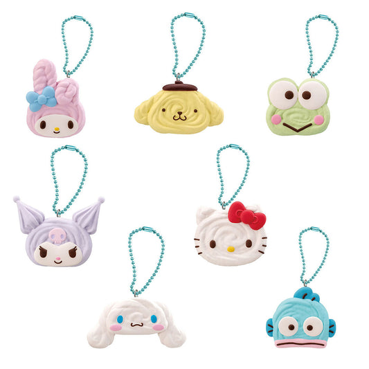 Sanrio Characters Spritz Cookies Handmade Snack Charm Bandai Gashapon Toys