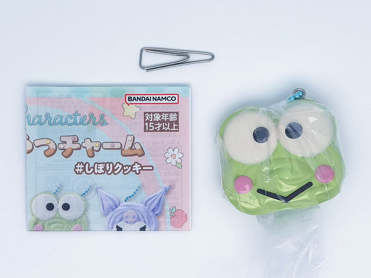 Sanrio Characters Spritz Cookies Handmade Snack Charm Bandai Gashapon Toys Kerokerokeroppi