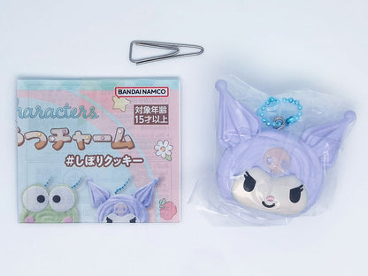Sanrio Characters Spritz Cookies Handmade Snack Charm Bandai Gashapon Toys Kuromi