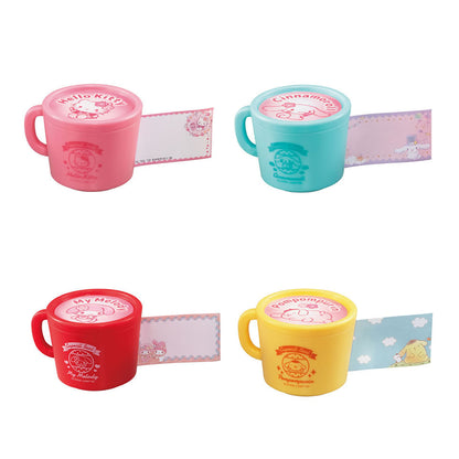 Sanrio Characters Sticky Note Roll Sticker Bandai Gashapon Toys
