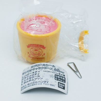 Sanrio Characters Sticky Note Roll Sticker Bandai Gashapon Toys Pompompurin